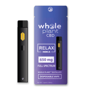 Whole Plant™ CBD Indica Disposable Vape Pen RELAX Bulk Wholesale