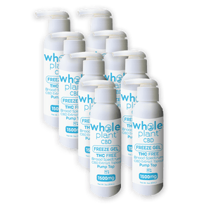 Whole Plant™ THC-Free CBD Freeze Gel Pump 1500mg Bulk Case Wholesale