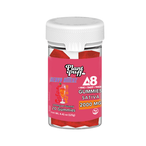 Strawberry Mimosa Heavy Hitter Blend Hybrid Gummies 20ct Bulk