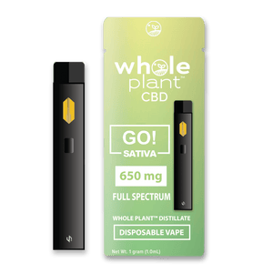 Whole Plant™ CBD Sativa Disposable Vape Pen GO! Bulk Wholesale